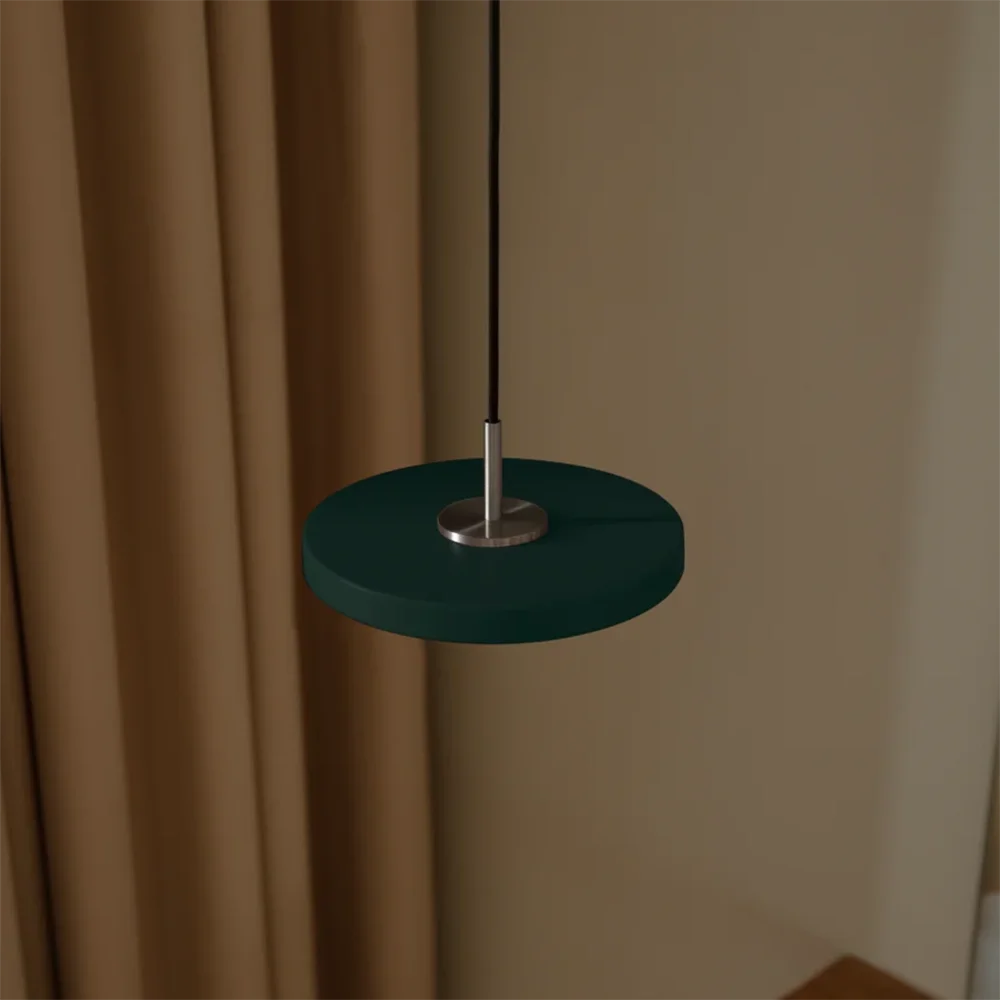 Asteria Micro Loftlampe Ø15 cm Forest Green/Stål