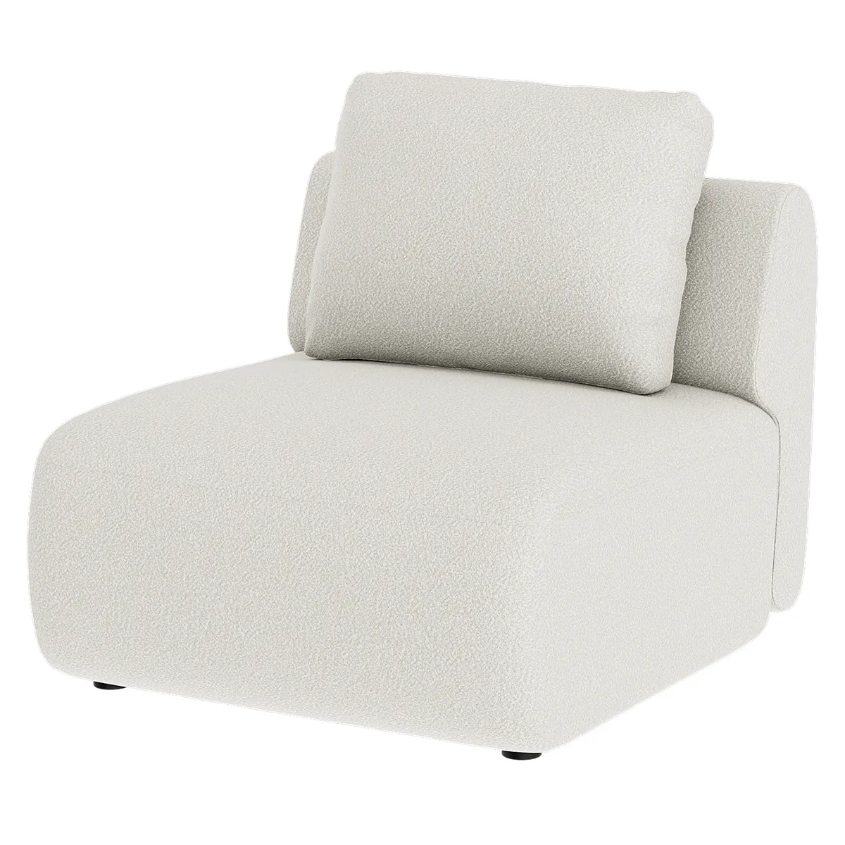Artwood, Dixon lænestol / midtersektion Bouclé cream