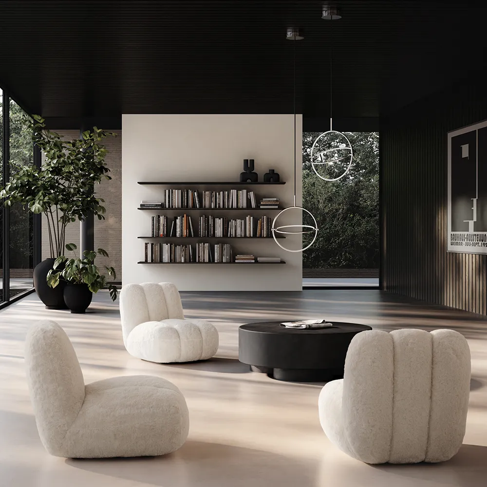 Toe Lænestol - Fåreskind