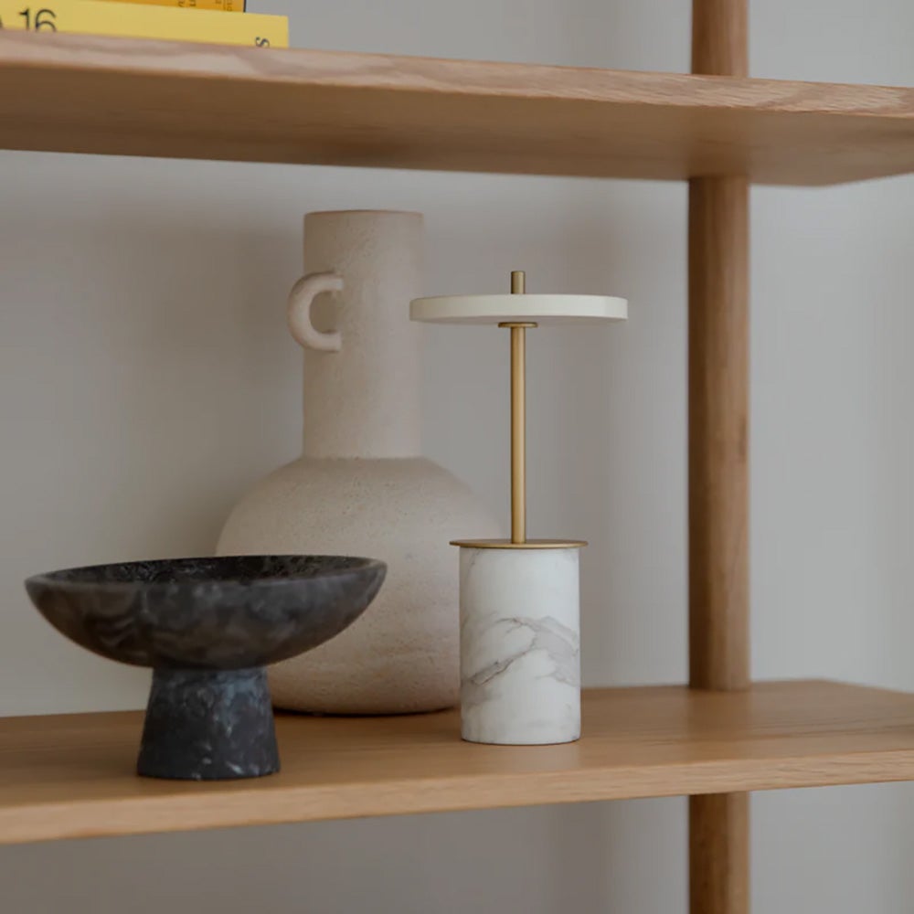 Asteria Move Mini  Bærbar lampe White Marble