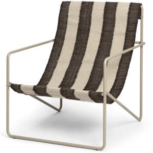 Desert Lounge Lænestol Cashmere/Off-white/Chocolate