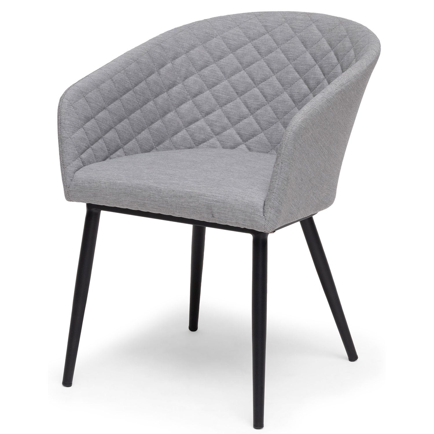 Oxhult stol 2-pakke grå aluminium