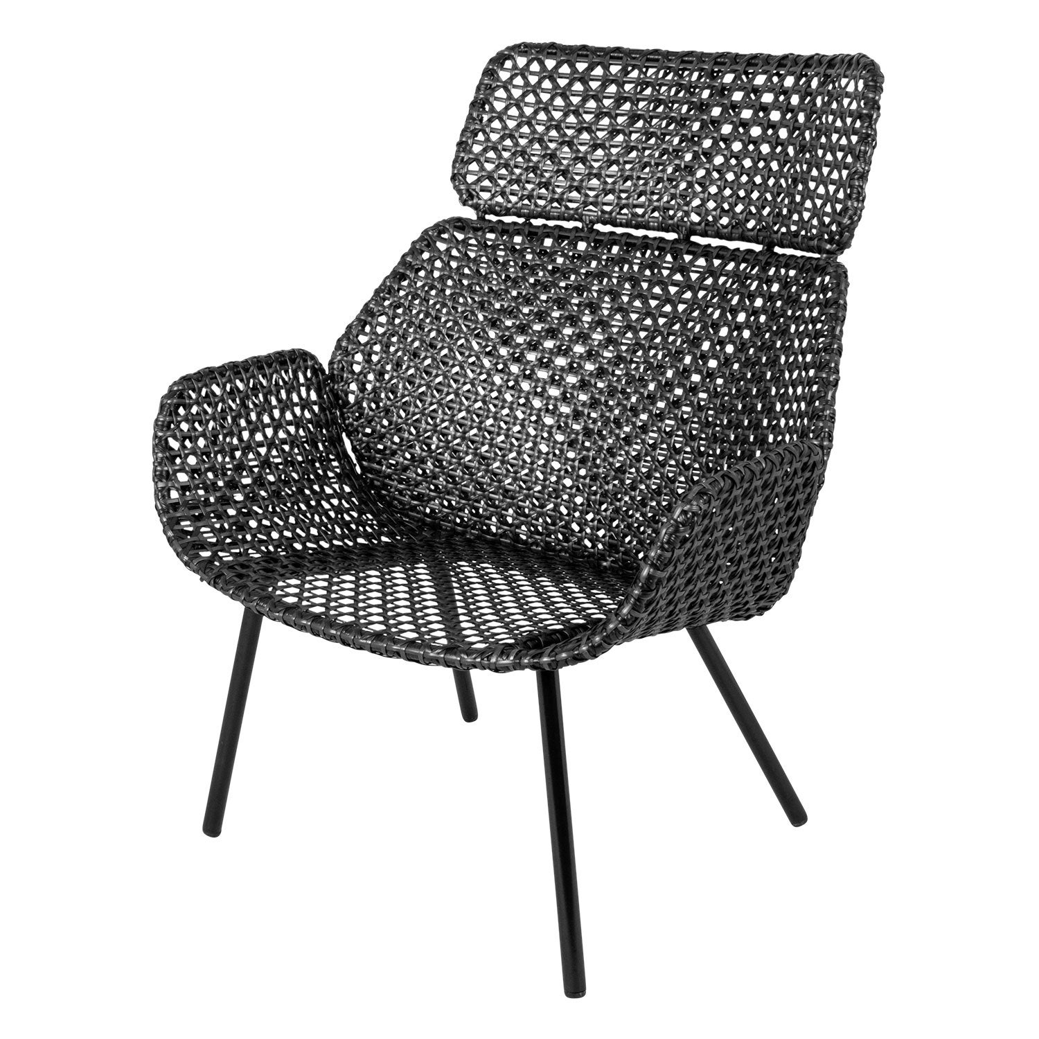 Vibe Lænestol Høj Sort