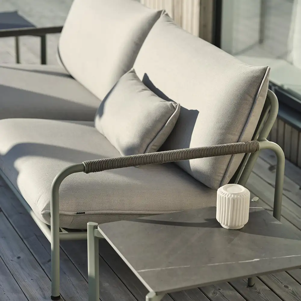 Lerberget 2,5-pers. Sofa Grøn/Ash Brafab