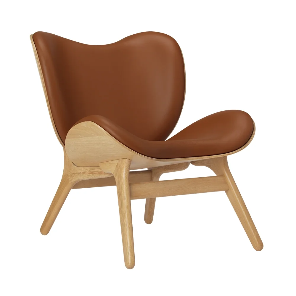 A Conversation Piece Hvilestol Oak/Hope Leather Cognac