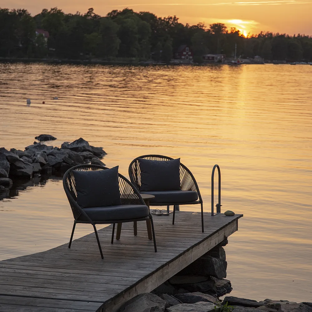 Lindos Lænestol sort