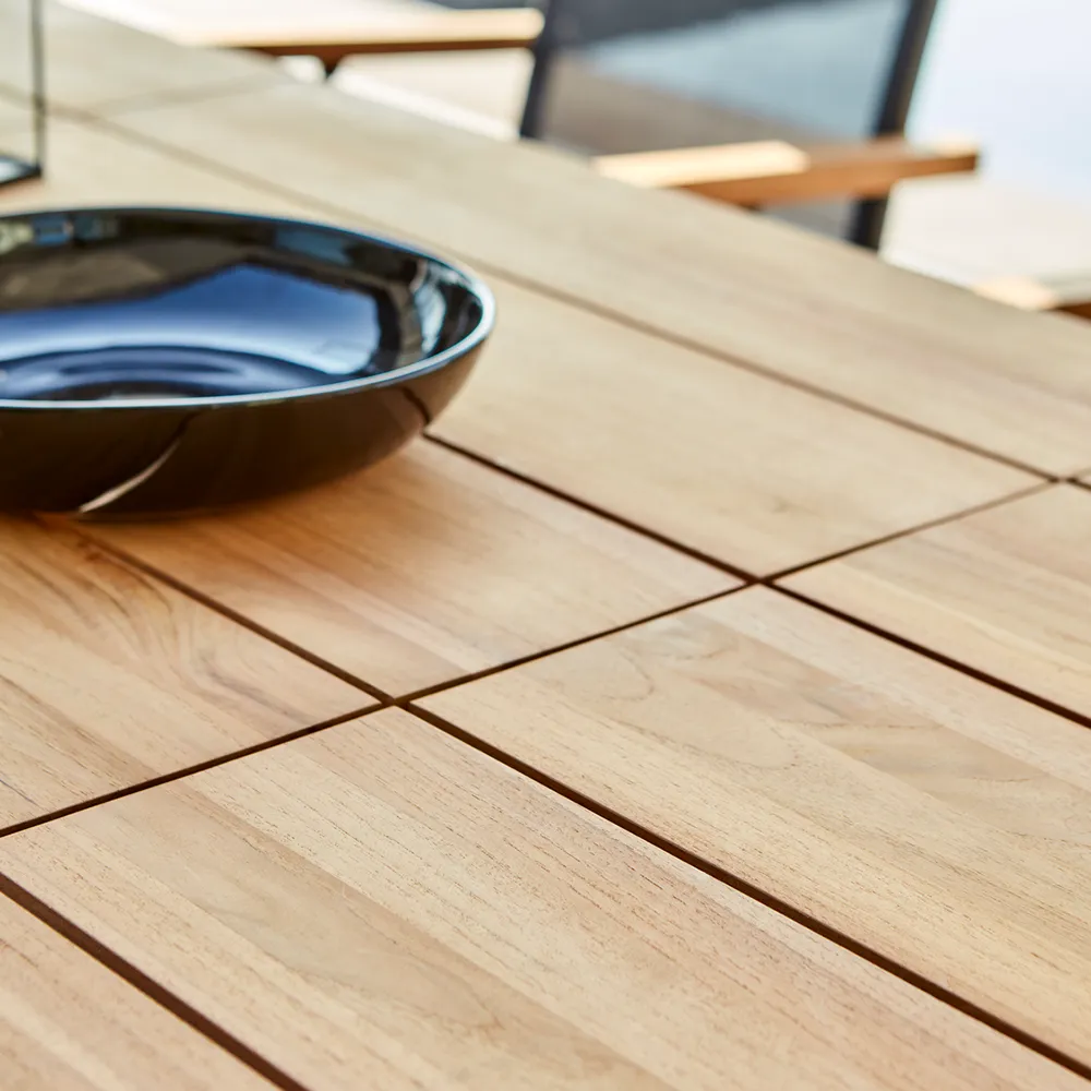 Nox Spisebord 90x238 Bambus/Antracit