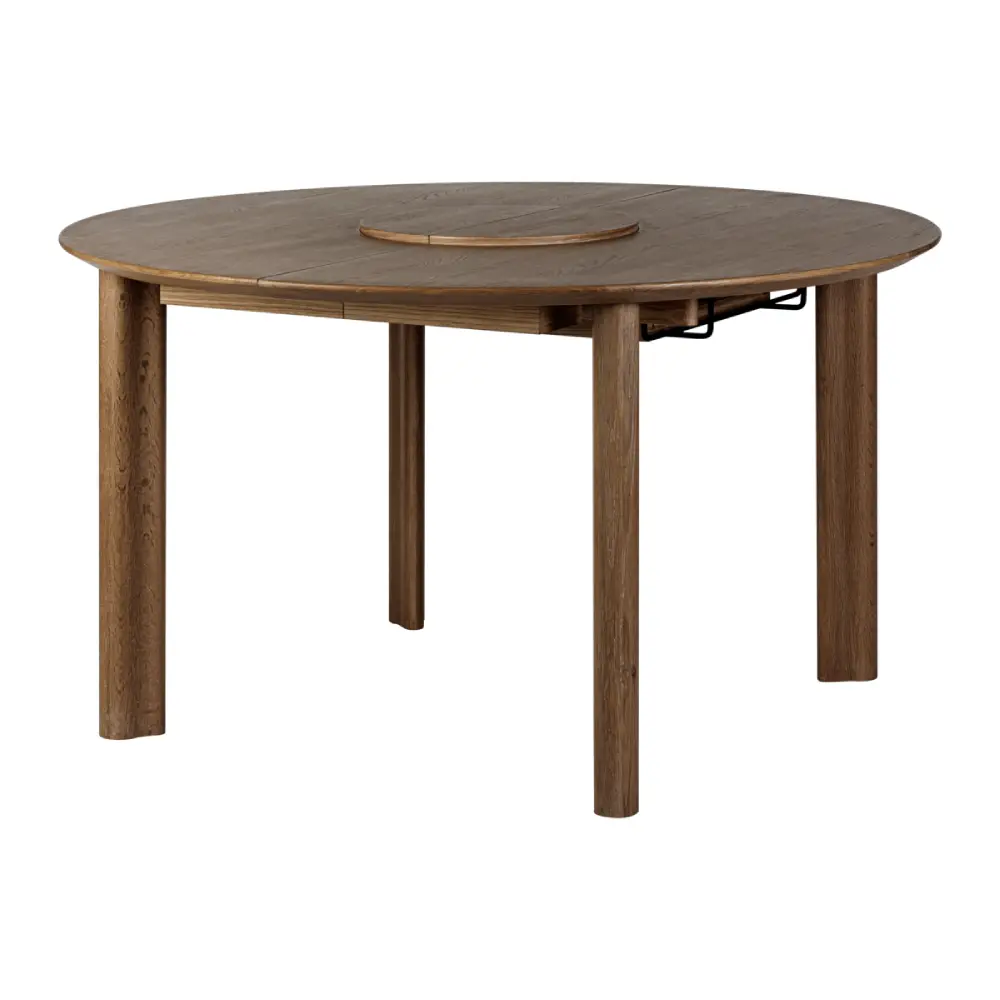 Comfort Circle Spisebord med udtræk Dark Oak