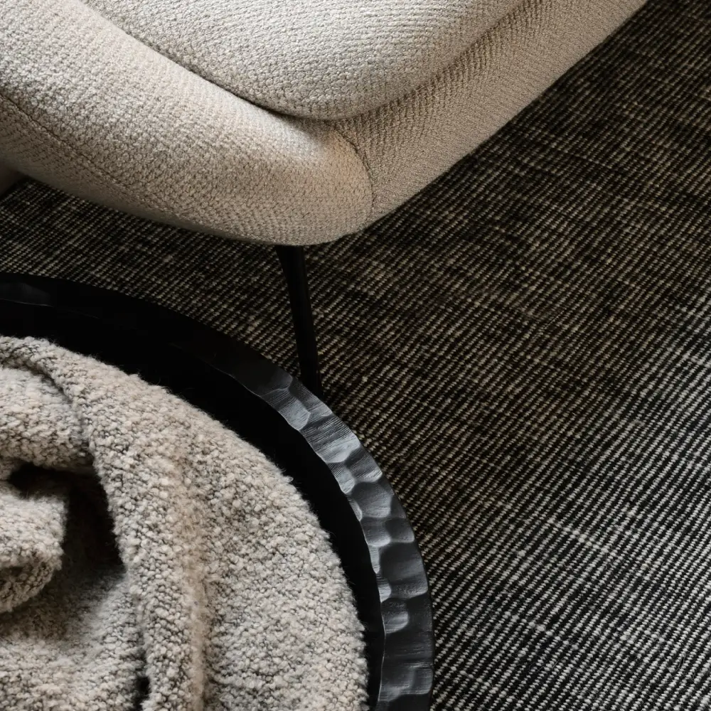 Chopped XL skål sort lakeret mahogni