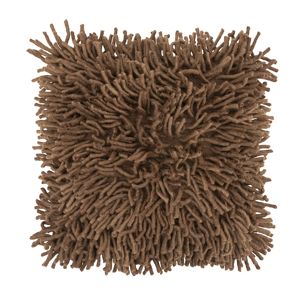 By-Boo, Pyntepude i bomuld Moppy Brown 50x50 cm