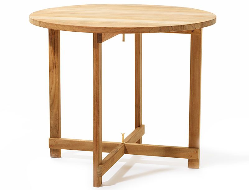 Skargaarden, Kryss Bord 60 cm Teak Skargaarden