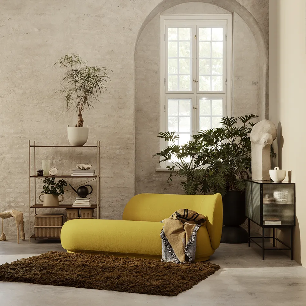 Uldmåtte Meadow High Pile S Light Sand