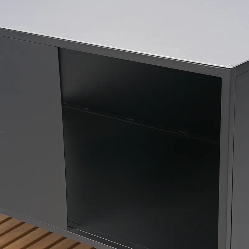 Prep udekøkken sort 