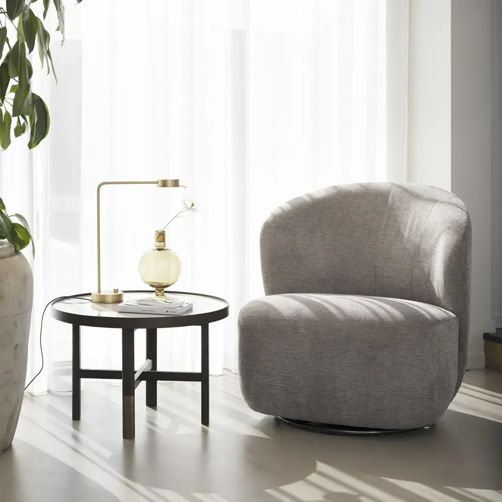 Roselawn svingbar lænestol beige