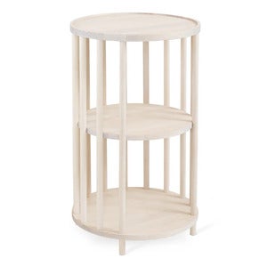 Orust sidebord hvidpigmenteret birk