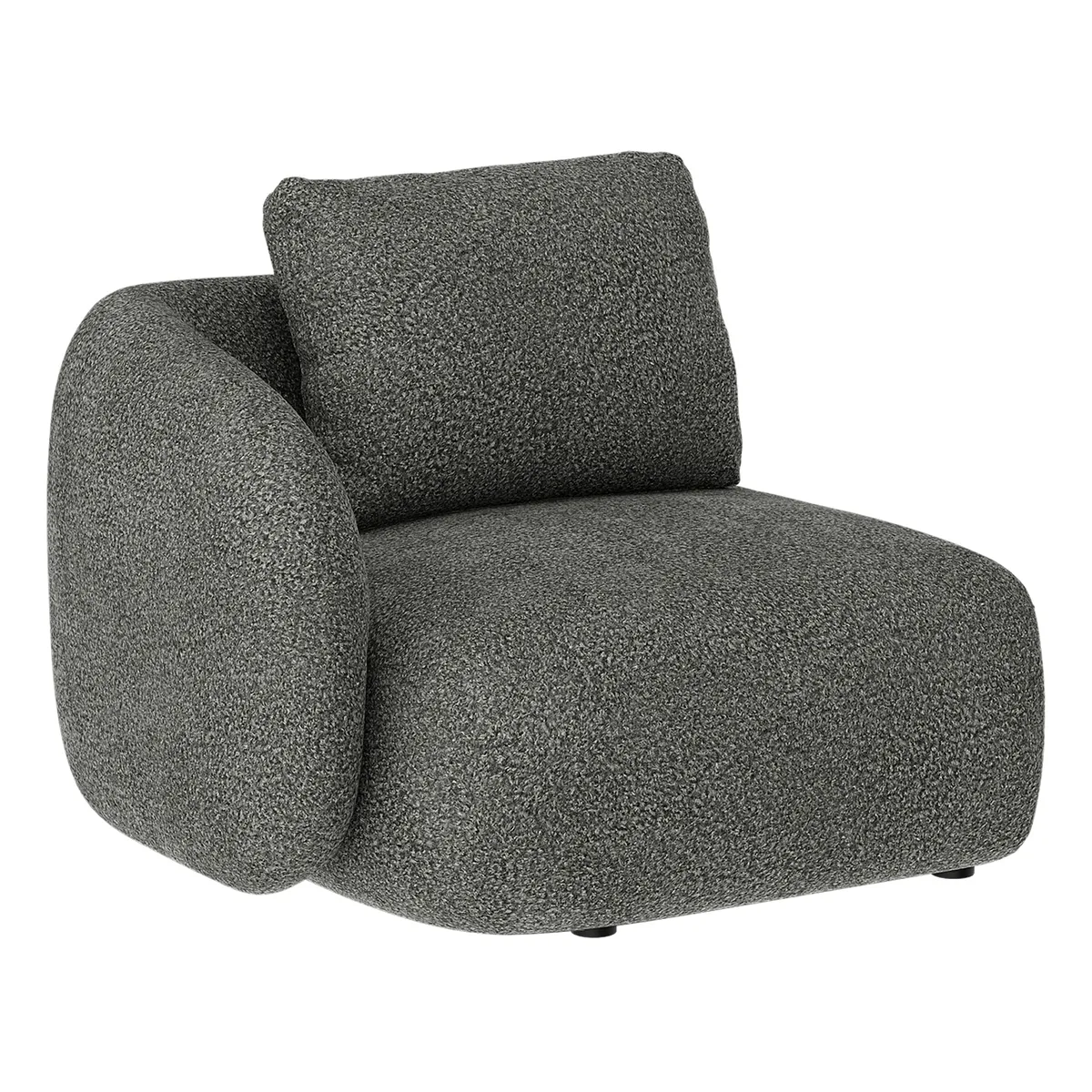Artwood, Dixon 1-sæders sektion venstre Vega charcoal