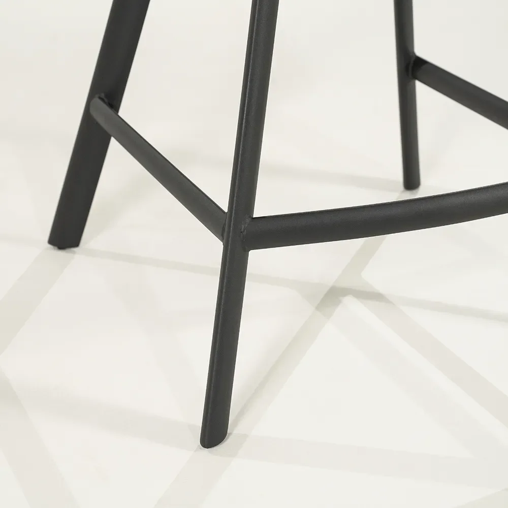 Bliss barstol med armlæn - beige 52x56,5x96,5 cm