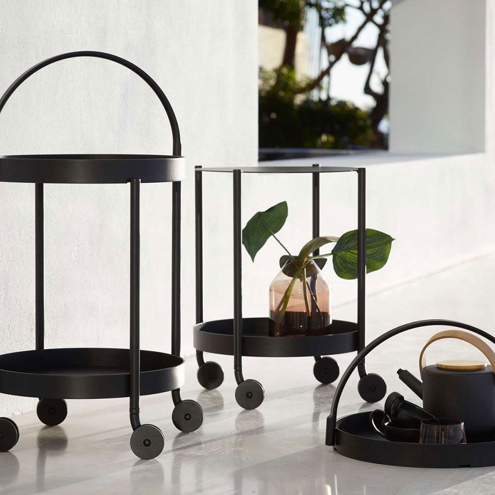 Roll Vogn / Sidebord Lava Grey