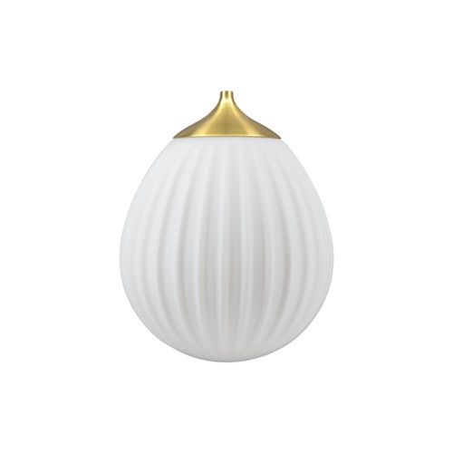  Around World lampeskærm Ø21 cm White/brushed brass