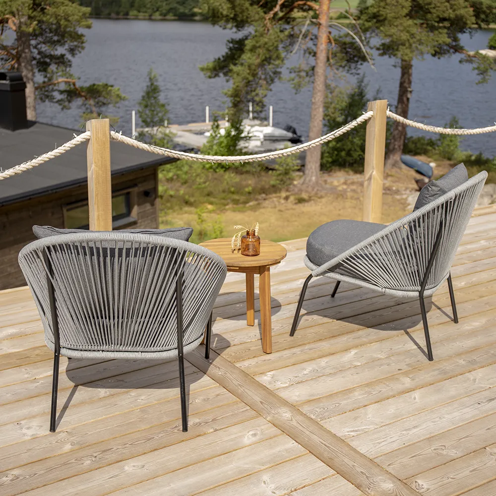 Lindos Lænestol grå