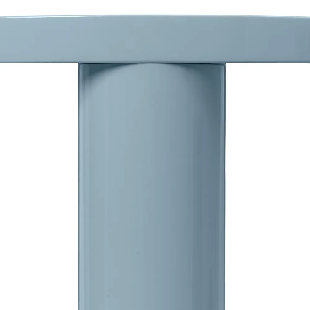 Post Sofabord Ø65 cm - Ice Blue