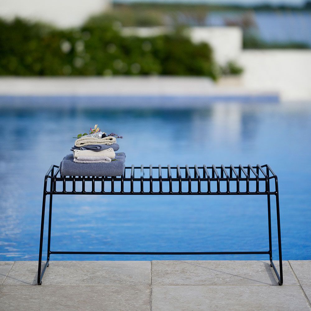 Resö Bænk 100 cm grå 