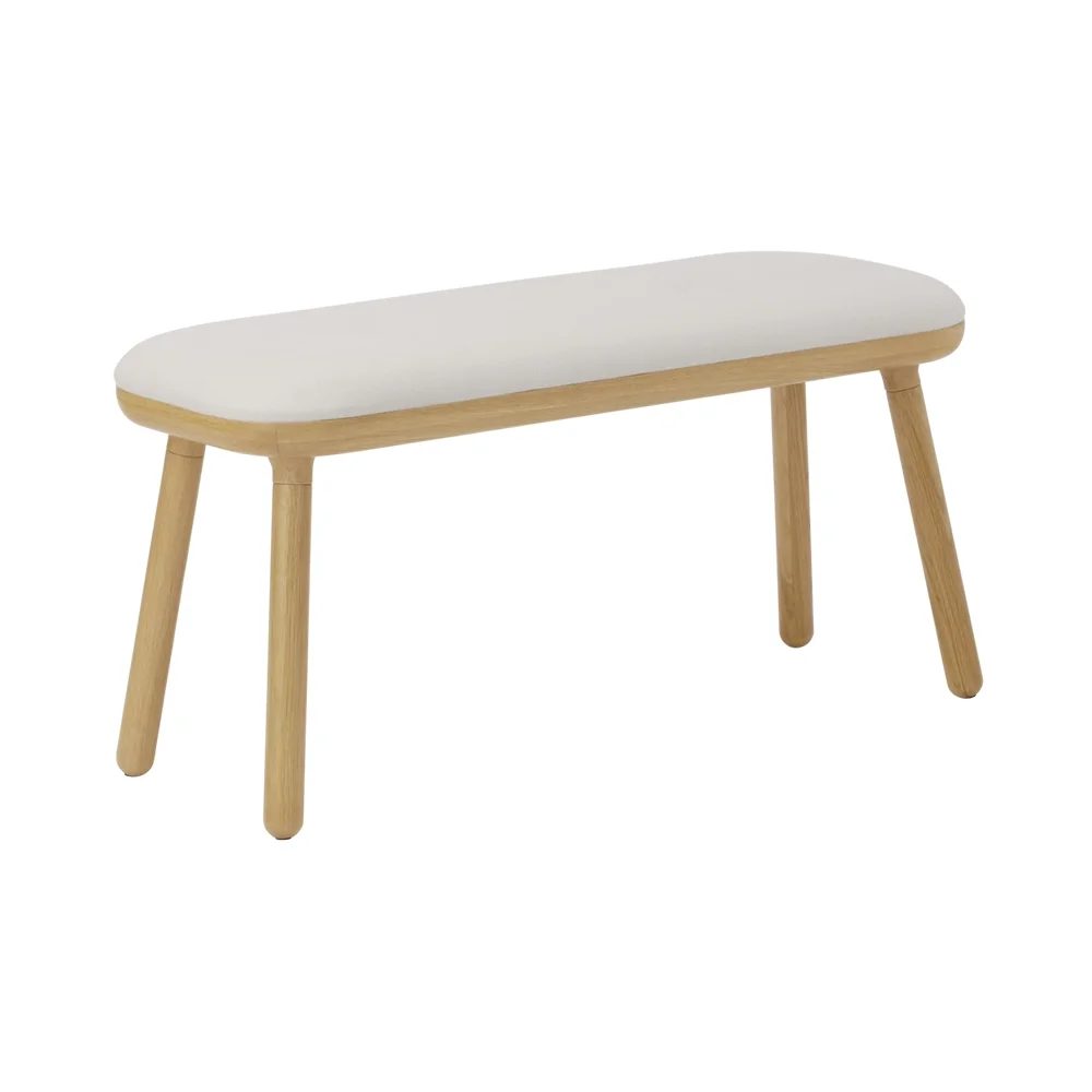 Paff Høj bænk Eg/White Sands