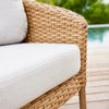 Ocean 2-seters sofa Natural flat Weave