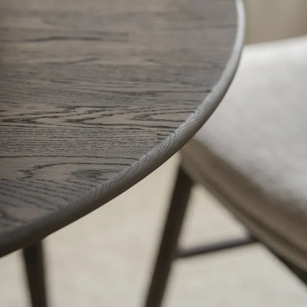 Tyler spisebord Ø120-165 cm brun eg