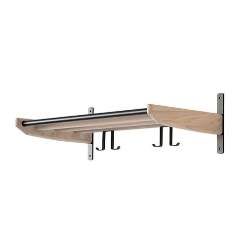 Cora hattehylde 59 cm Hvidolieret eg