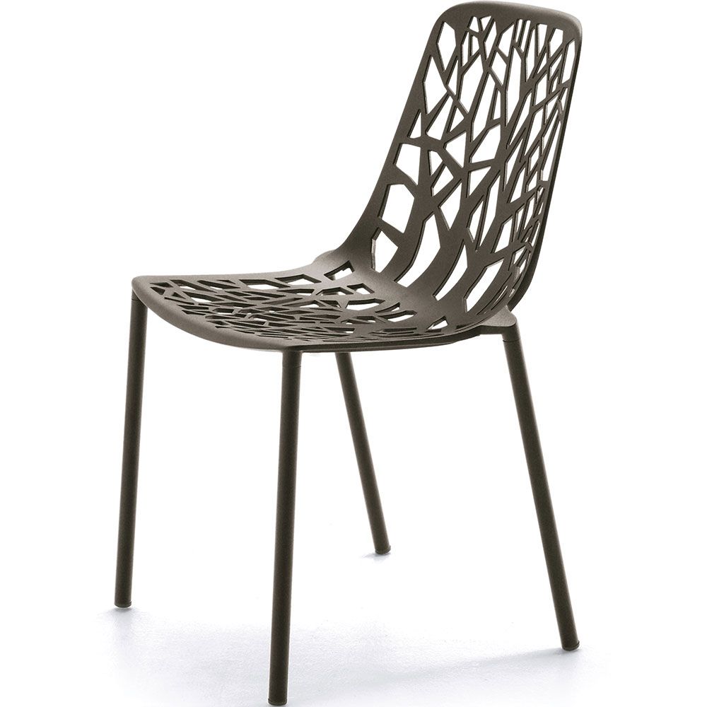 Fast, Forest Spisebordsstol Metalic Grey