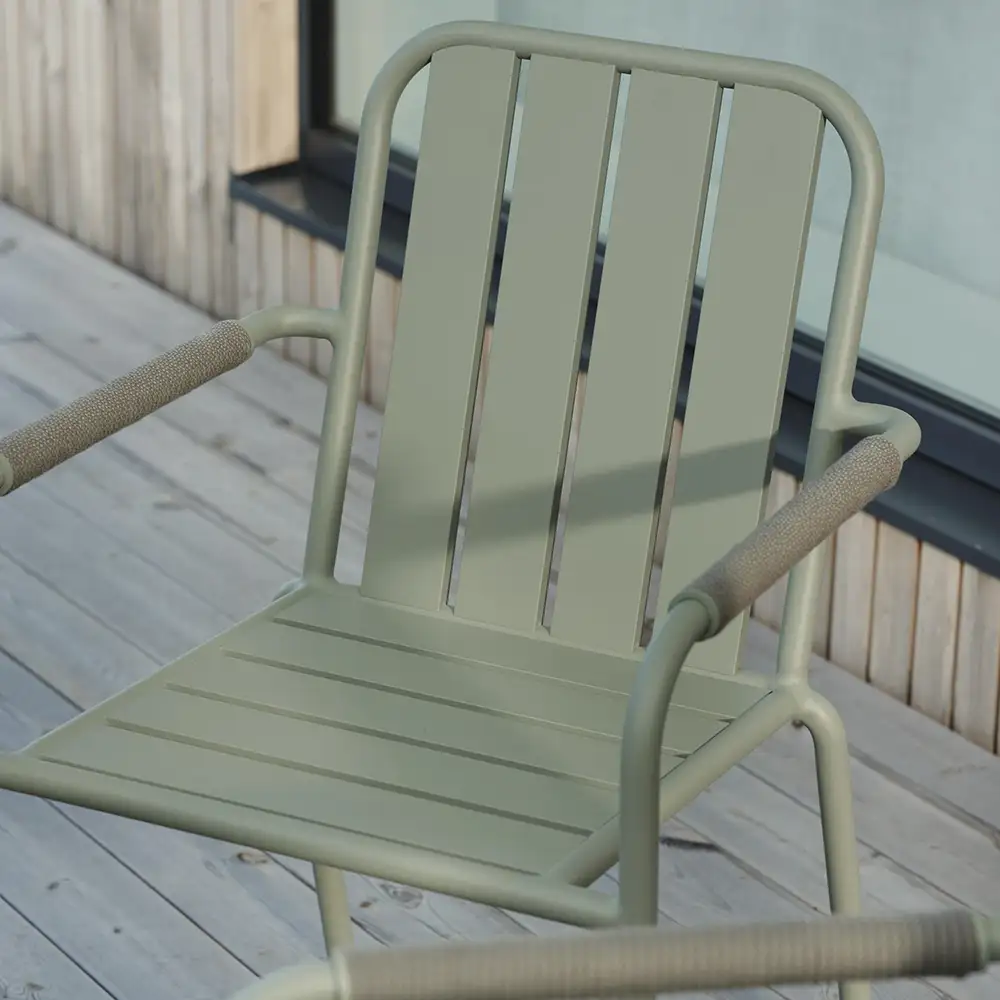 Innes Stol/Karmstol Dusty Green Brafab