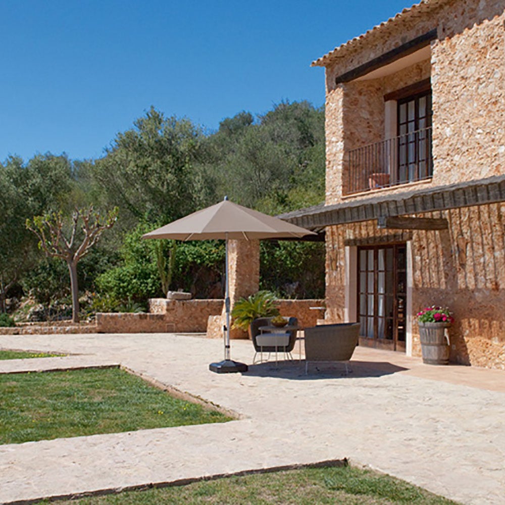 Alu-twist parasoll 330 cm #151 ash 