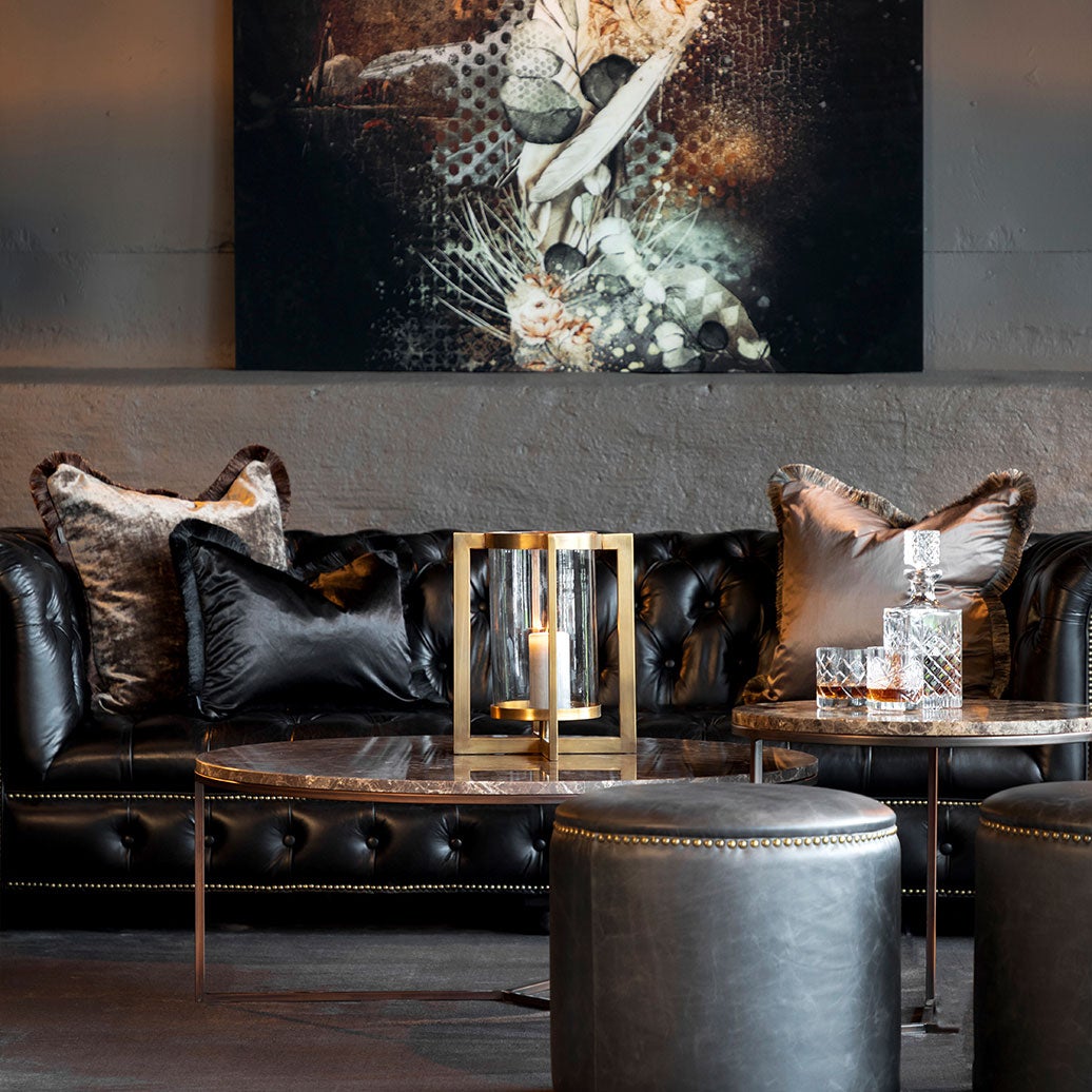 Garda Velvet Beige Pudebetræk Fringe 50x50 Artwood