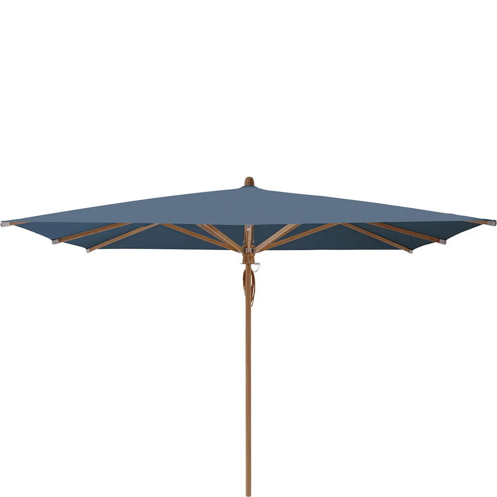 Glatz Teakwood parasoll 330×330 cm Kat.5 600 Wave
