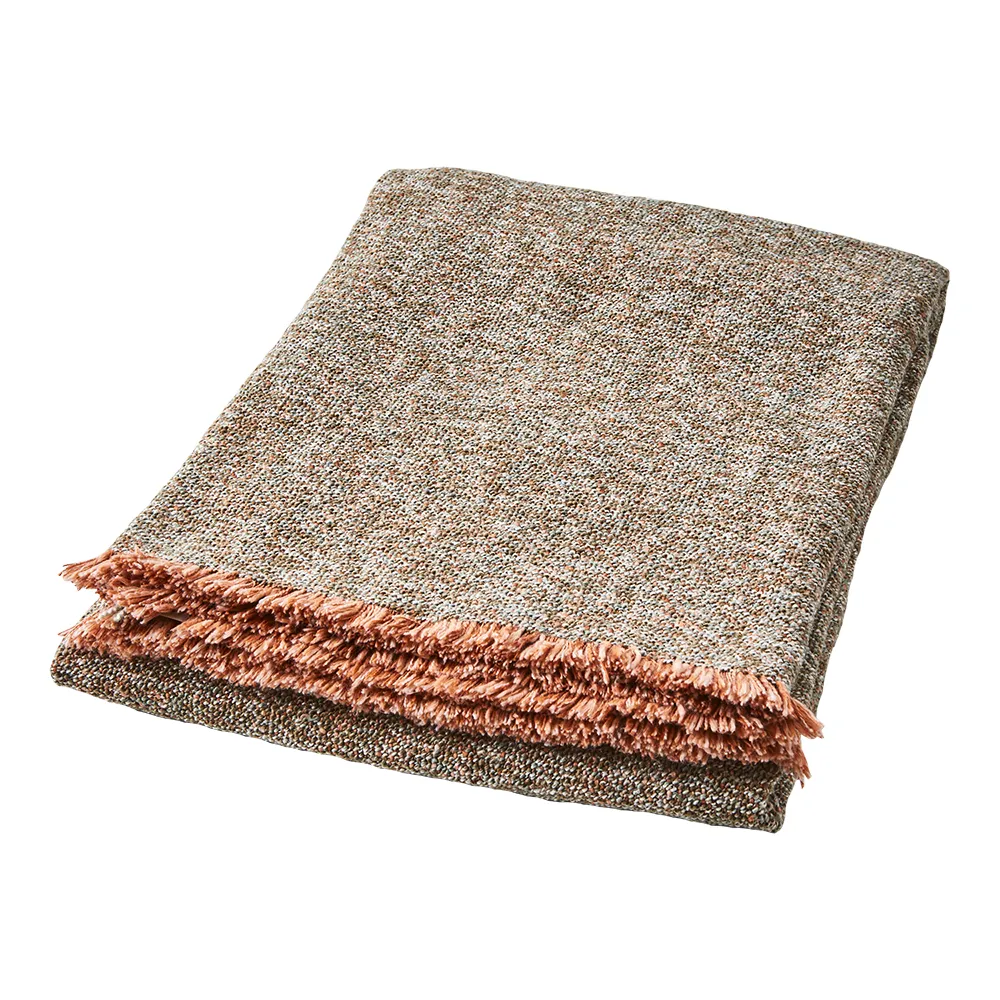 Affari of Sweden, NINA plaid grøn/koral