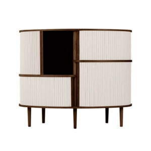 Audacious Highboard Skab Mørk Eg/White Sands