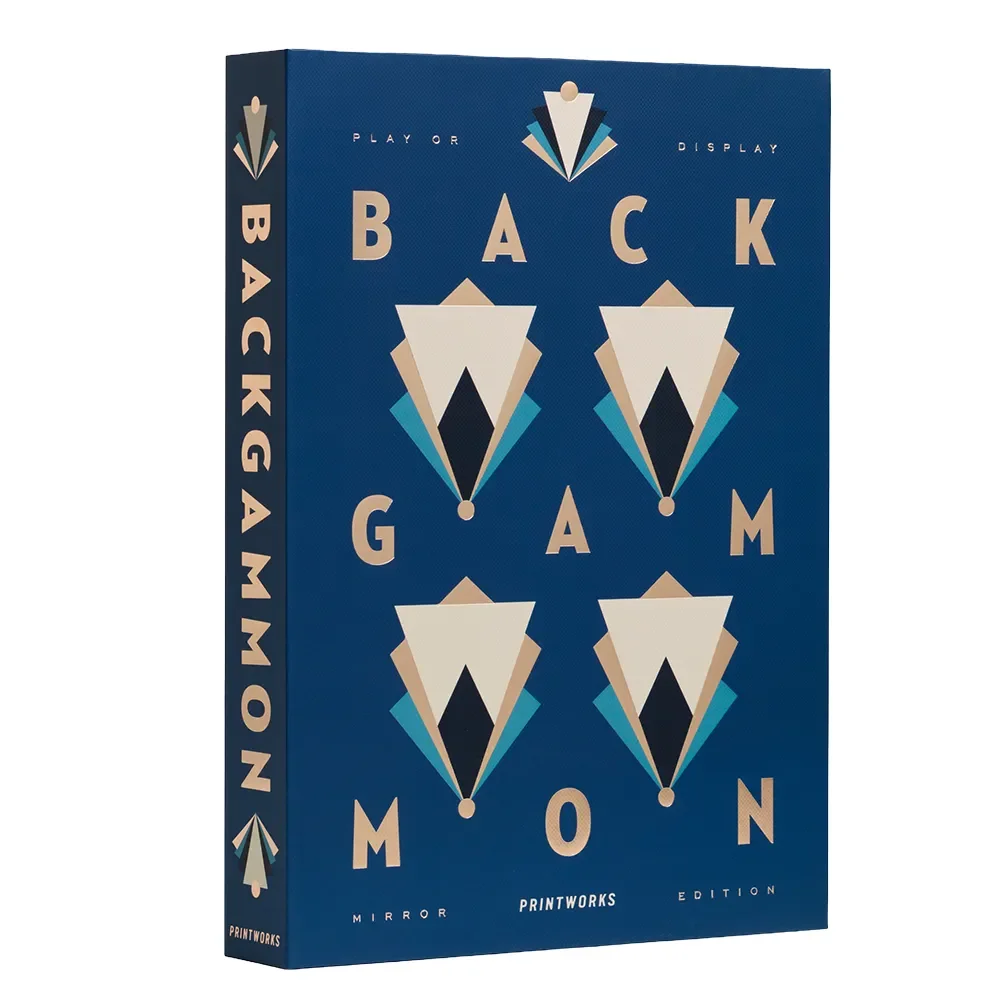 Classic - Art Of Backgammon Mirror Dark Blue/Copper