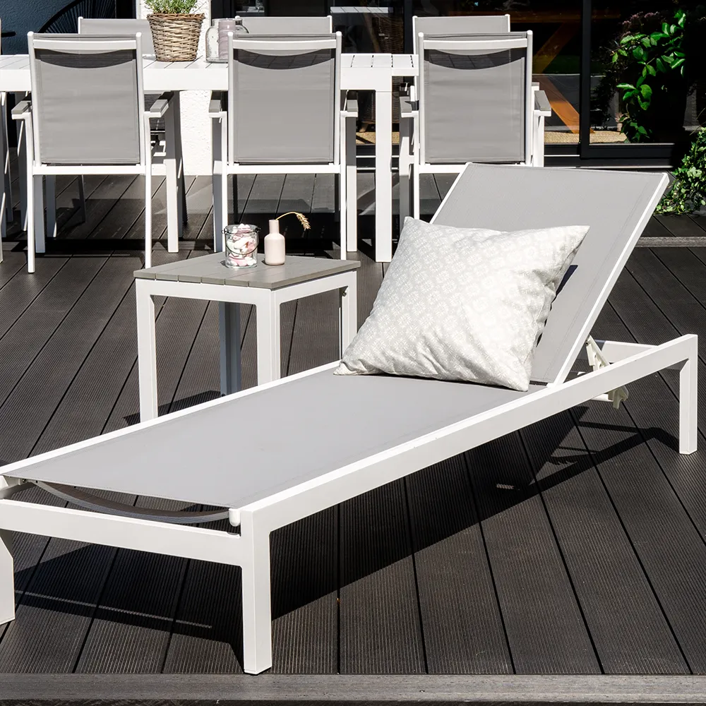 Copacabana solseng hvid/grå 2-pak 