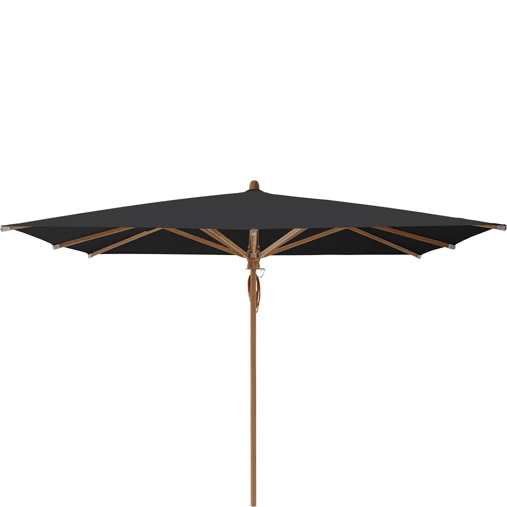 Glatz Teakwood parasoll 330×330 cm Kat.4 408 Black