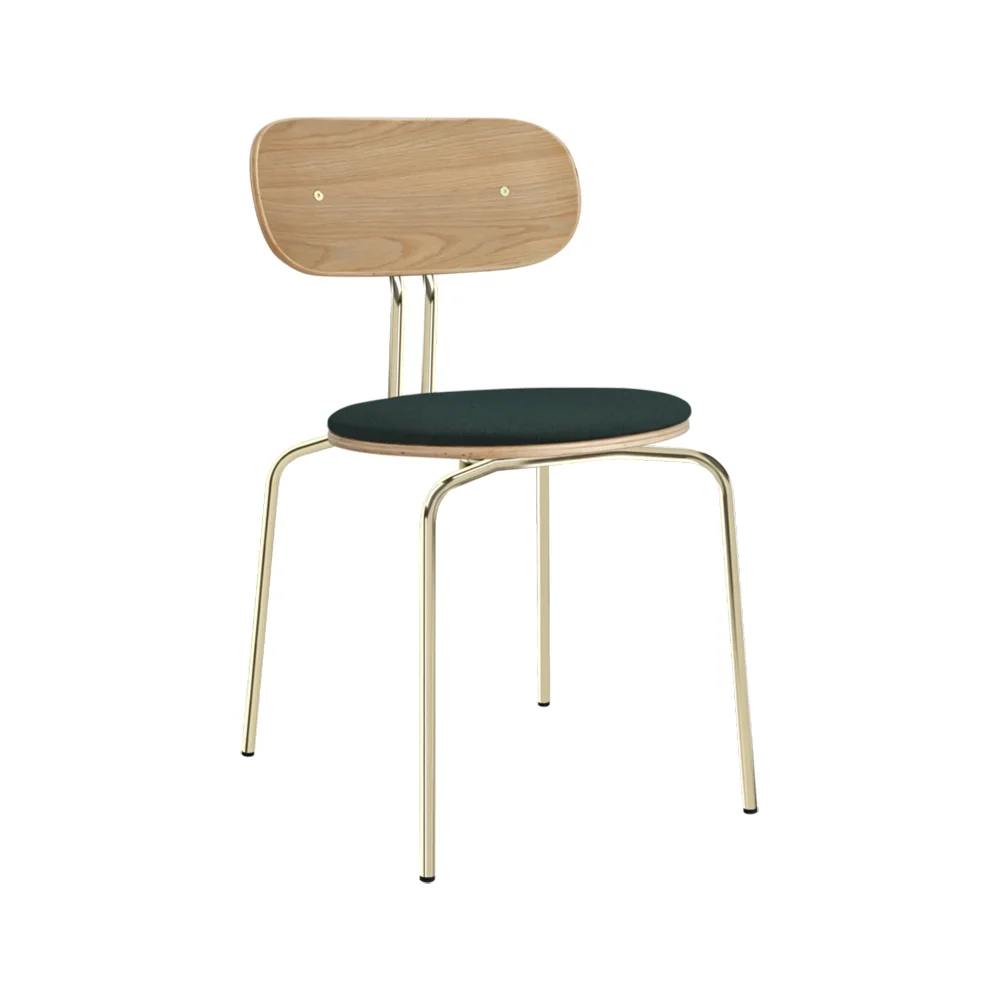 Curious Spisestol Eg/Messing Calm Seas