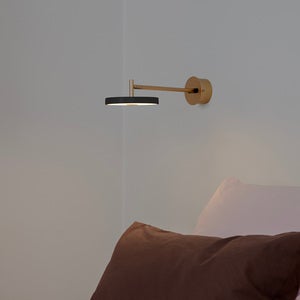 Asteria Wall Long Væglampe Ø15 cm Black