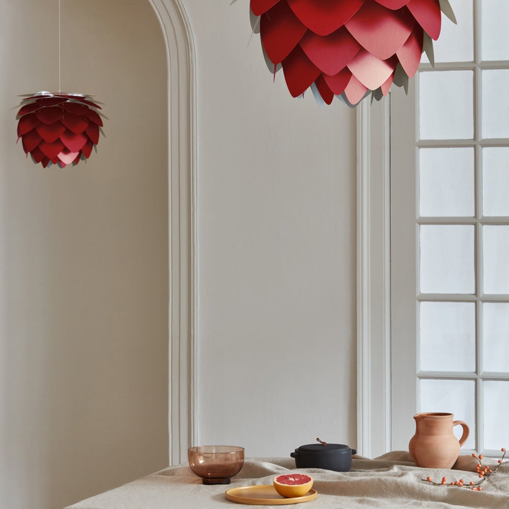 Aluvia Lampeskærm Ø40 cm Ruby Red