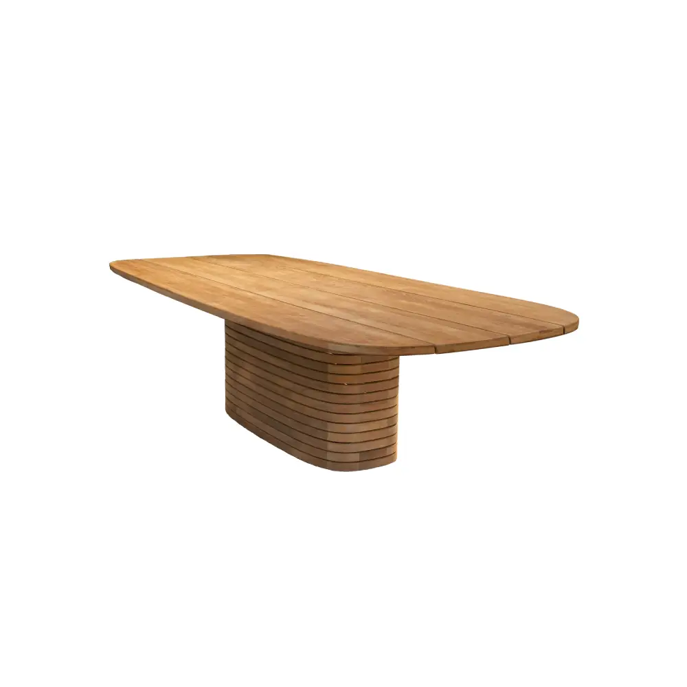 Cane-line, Mellow matbordstel oval f/bordsskiva 240x130 cm & 300x130 cm Teak