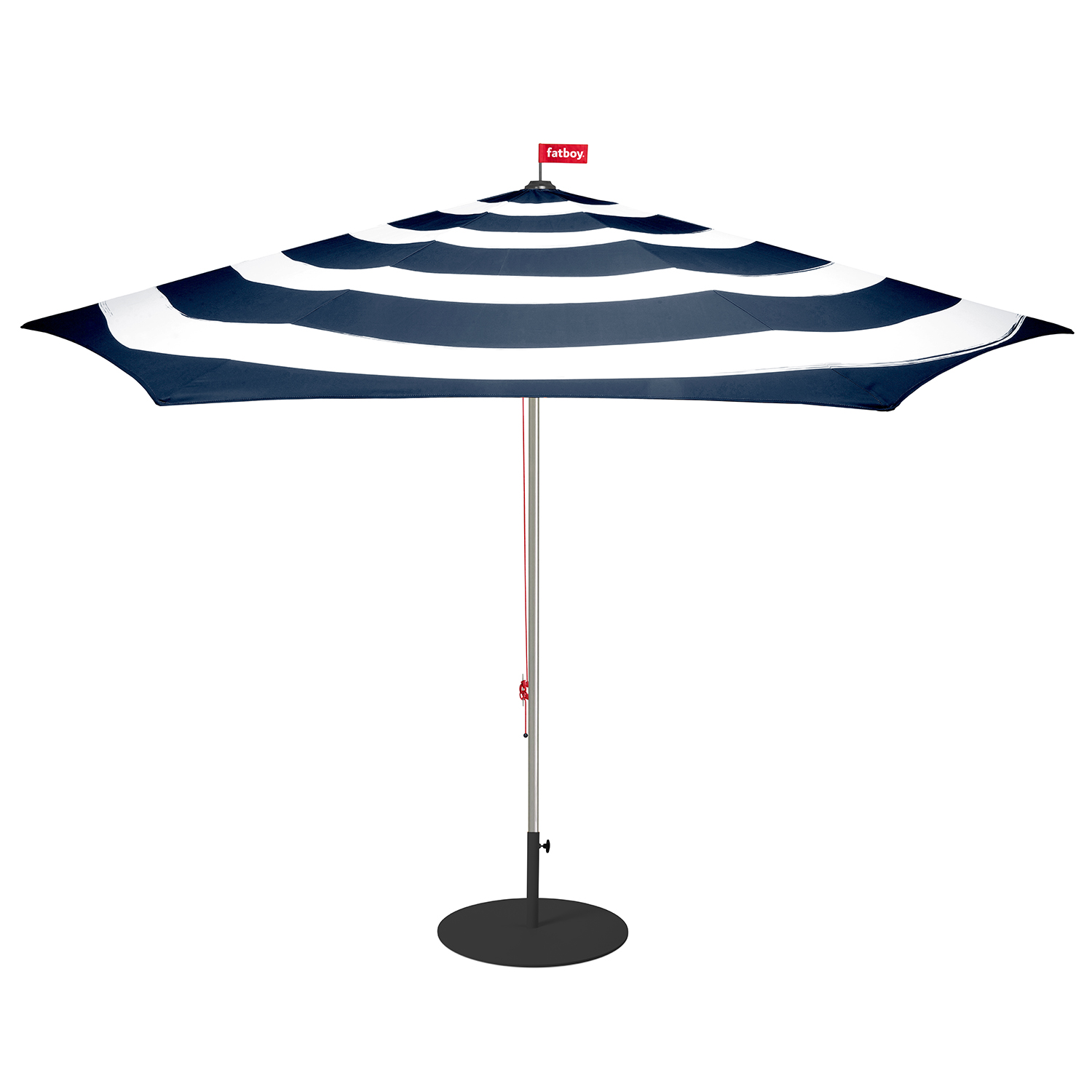 Fatboy Stripesol parasol 350 cm dark blue