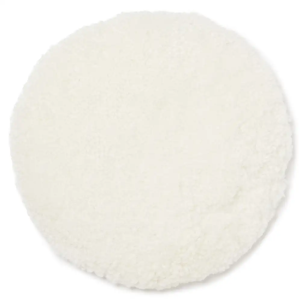 Skinnwille, Curly Siddehynde ø34 cm White