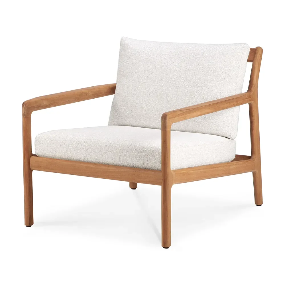 Ethnicraft, Jack Lænestol Teak/Off White