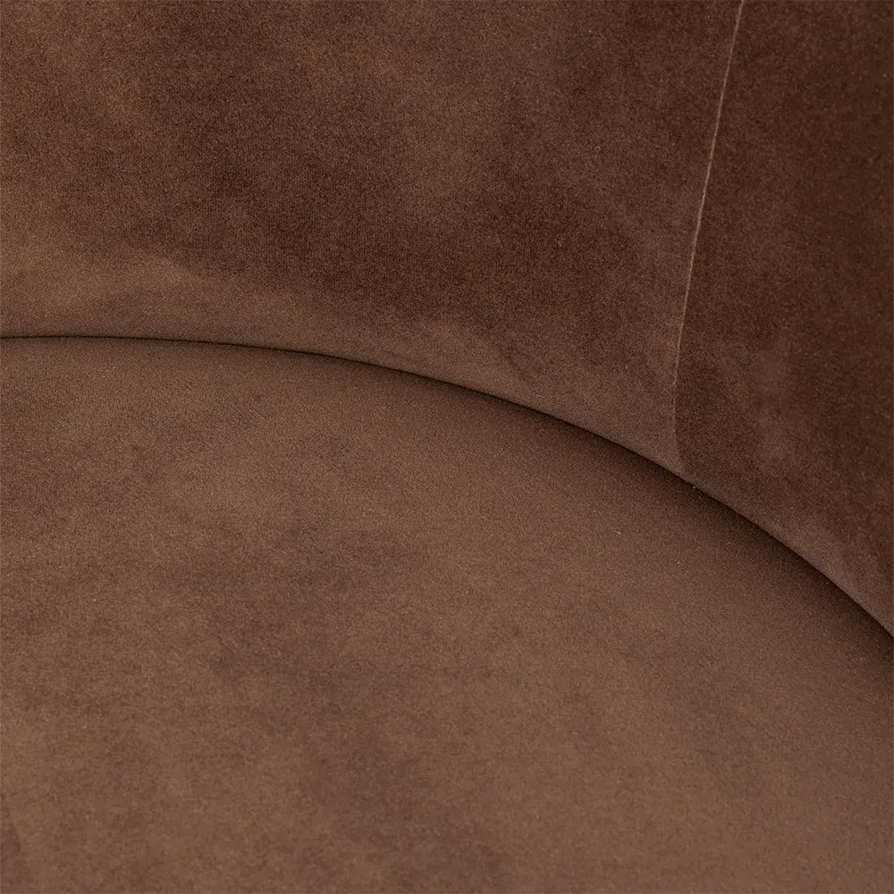 Rico Lounge lænestol Rich Velvet - Soft brown