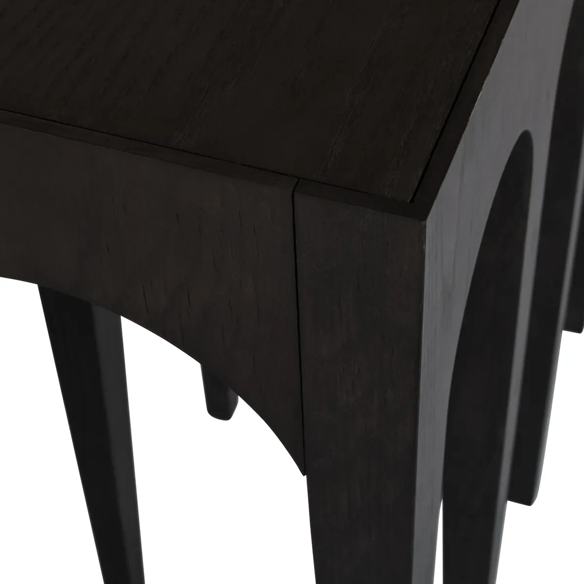 Bow Konsolbord, lille - Coffee Black Oak