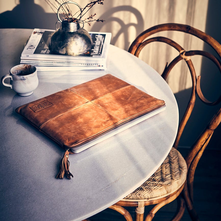  MILAN bord hvid/sort Ø120